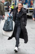 KIRSTY GALLACHER Arrives at Global Studios in London 08/31/2021