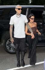 KOURTNEY KARDASHIAN and Travis Barker Arrives at Their Hotel in New York 09/13/2021