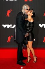 KOURTNEY KARDASHIAN and Travis Barker at 2021 MTV Video Music Awards in Brooklyn 09/12/2021