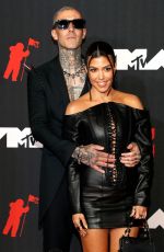 KOURTNEY KARDASHIAN and Travis Barker at 2021 MTV Video Music Awards in Brooklyn 09/12/2021