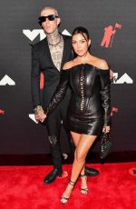 KOURTNEY KARDASHIAN and Travis Barker at 2021 MTV Video Music Awards in Brooklyn 09/12/2021