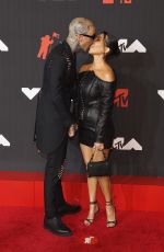 KOURTNEY KARDASHIAN and Travis Barker at 2021 MTV Video Music Awards in Brooklyn 09/12/2021