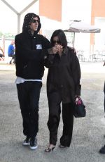 KOURTNEY KARDASHIAN and Travis Barker at Venice Aereoport 08/31/2021
