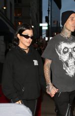 KOURTNEY KARDASHIAN and Travis Barker Leaves Their Hotel in New York 09/13/2021