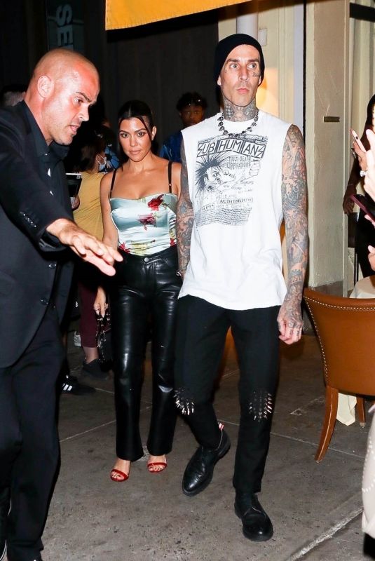 KOURTNEY KARDASHIAN Out at MTV WMAs Dinner in New York 09/12/2021