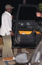 KRIS JENNER and Corey Gamble at Nobu in Malibu 09/20/2021