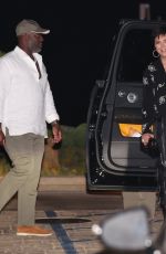 KRIS JENNER and Corey Gamble at Nobu in Malibu 09/20/2021