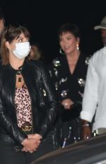 KRIS JENNER and Corey Gamble at Nobu in Malibu 09/20/2021