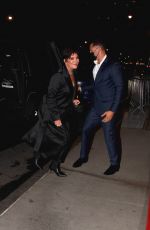 KRIS JENNER Night Out in New York 09/12/2021