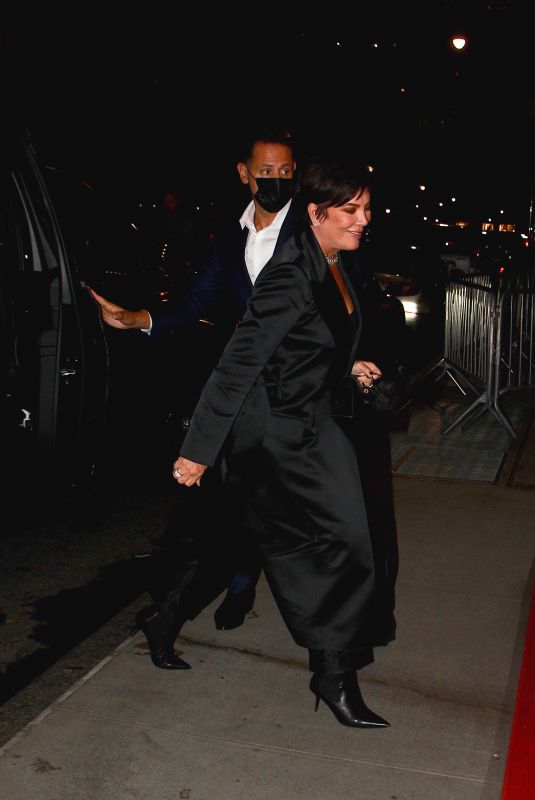 KRIS JENNER Night Out in New York 09/12/2021