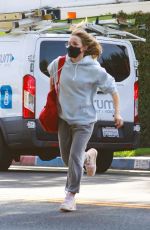 KRISTEN BELL at a Spa Session in Los Feliz 09/03/2021
