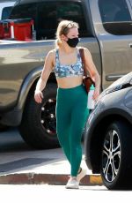 KRISTEN BELL Heading to Pilates Class in Los Feliz 09/13/2021