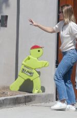 KRISTEN BELL Out and About in Los Feliz 09/07/2021