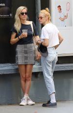 KRISTEN STEWART and DYLAN MEYER Out for Iced Coffee in New York 09/11/2021