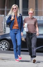 KRISTEN STEWART and DYLAN MEYER Out in Los Angeles 09/18/2021
