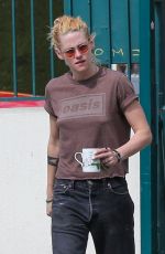 KRISTEN STEWART and DYLAN MEYER Out in Los Angeles 09/18/2021