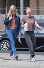 KRISTEN STEWART and DYLAN MEYER Out in Los Angeles 09/18/2021