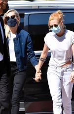 KRISTEN STEWART and DYLAN MEYER Out in Venice 09/02/2021