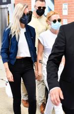 KRISTEN STEWART and DYLAN MEYER Out in Venice 09/02/2021