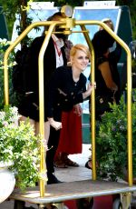 KRISTEN STEWART Arrives at Hotel Excelsior in Venice 09/03/2021