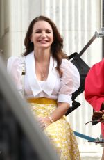 KRISTIN DAVIS and NICOLE ARI PARKER on the Set of And Just Like That in New York 08/31/2021