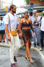 LAIS RIBEIRO Arrives at Revolve Gallery in New York 09/09/2021