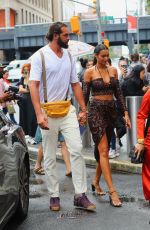 LAIS RIBEIRO Arrives at Revolve Gallery in New York 09/09/2021