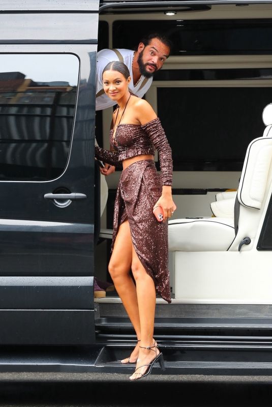 LAIS RIBEIRO Arrives at Revolve Gallery in New York 09/09/2021