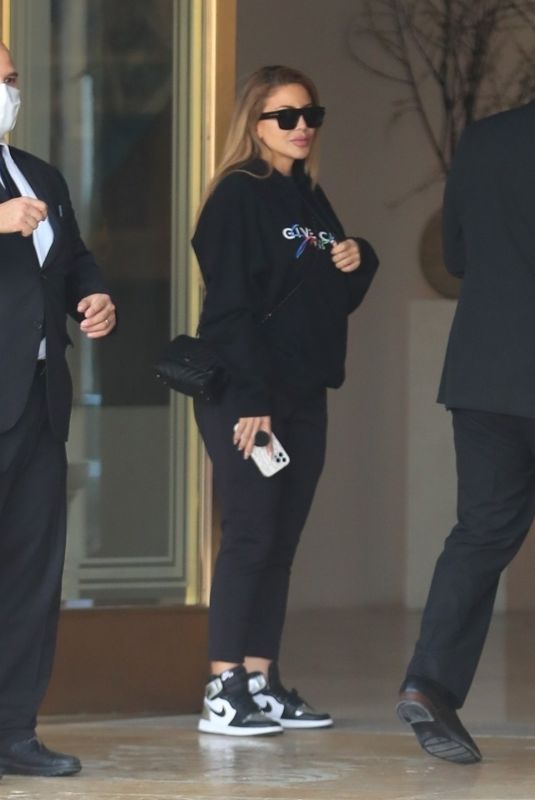 LARSA PIPPEN Arrives at Montage Hotel in Beverly Hills 09/24/2021