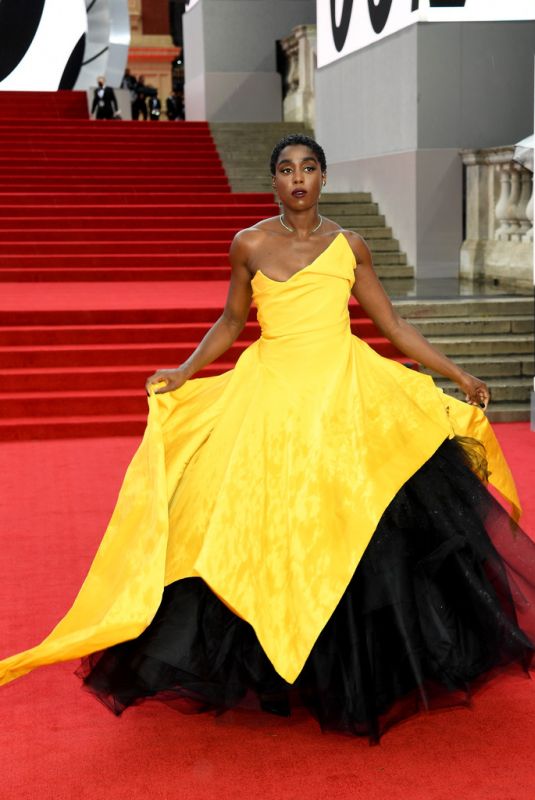 LASHANA LYNCH at No Time to Die World Premiere at Royal Albert Hall in London 09/28/2021