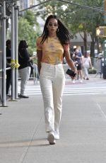 LAURA HARRIER Out at Fifth Avenue in New York 09/12/2021