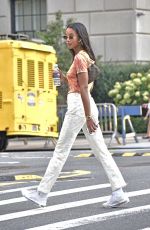 LAURA HARRIER Out at Fifth Avenue in New York 09/12/2021
