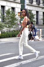 LAURA HARRIER Out at Fifth Avenue in New York 09/12/2021