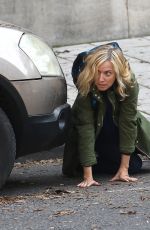 LEA DRUCKER on the Set of War of the Worlds, Season 3 in Bristol 09/06/2021