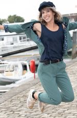 LEA FRANCOIS at Plus Belle La Vie Photocall at 23rd TV Fiction Festival in La Rochelle 09/18/2021