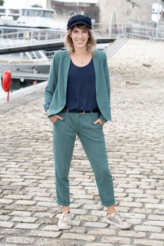 LEA FRANCOIS at Plus Belle La Vie Photocall at 23rd TV Fiction Festival in La Rochelle 09/18/2021