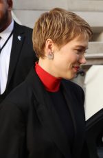 LEA SEYDOUX Out Promotes New Bond Movie No Time To Die in London 09/23/2021