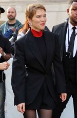 LEA SEYDOUX Out Promotes New Bond Movie No Time To Die in London 09/23/2021