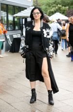 LEIGH LEZARK Arrives at Monse Resort Show at New York Fashion Week 09/09/2021