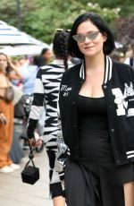 LEIGH LEZARK Arrives at Monse Resort Show at New York Fashion Week 09/09/2021