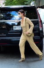 LILY ALDRIDGE Out in New York 09/08/2021