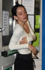 LILY ALLEN at Back Door of a Theatre in London 09/23/2021