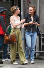 LILY-ROSE DEPP and MARGARET QUALLEY Out in New York 09/05/2021