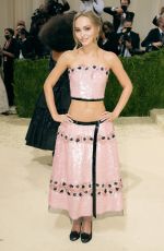 LILY-ROSE DEPP at 2021 Met Gala in New York 09/13/2021