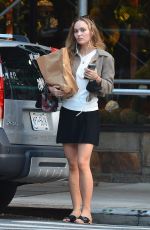 LILY-ROSE DEPP Out Shopping in New York 09/02/2021