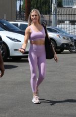 LINDSAY ARNOL Arrives at Dancing With The Stars Practice in Los Angeles 09/06/2021