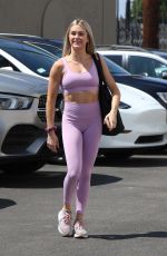LINDSAY ARNOL Arrives at Dancing With The Stars Practice in Los Angeles 09/06/2021