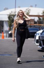 LINDSAY ARNOLD Arrives at DWTS Rehearsal in Los Angeles 09/07/2021