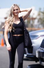 LINDSAY ARNOLD Arrives at DWTS Rehearsal in Los Angeles 09/07/2021