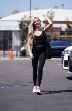 LINDSAY ARNOLD Arrives at DWTS Rehearsal in Los Angeles 09/07/2021